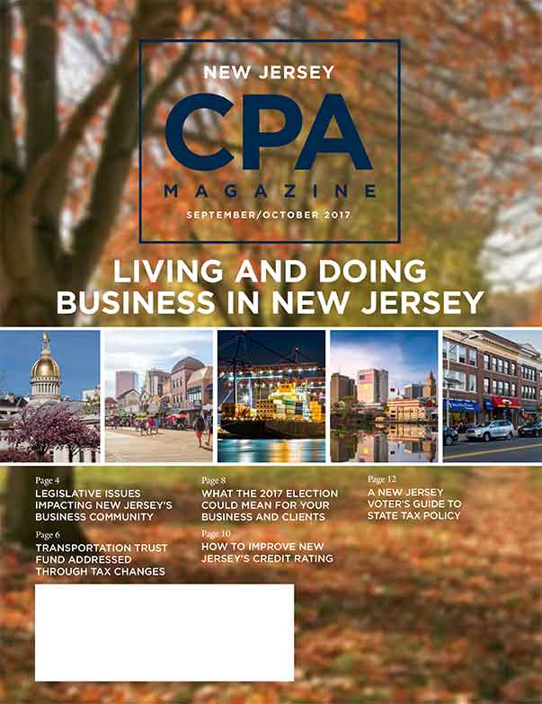 New Jersey CPA - September/October 2017